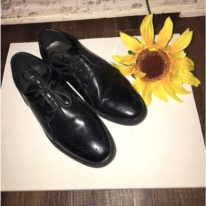 Borelli Boys Black Dress shoes